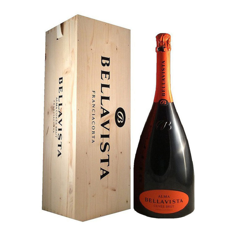 BELLAVISTA SPUMANTE GRANDE CUVÉE-6LT (1 pz) ALMA BRUT FRANCIA CORTA-CASSA LEGNO